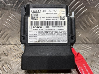 блок AirBag Audi A6 4G/C7 2013, 2.8 л., CHVA, бензин, АКПП, седан, полный привод, 4H0959655C, 0285010856