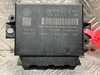 блок управления парктрониками Volkswagen Tiguan 1 поколение 2008, 2.0 л., CAWB, бензин, АКПП, внедорожник 5 дв., полный привод, 5N0919475B