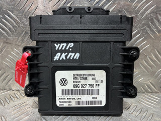 блок управления АКПП Volkswagen Tiguan 1 поколение 2008, 2.0 л., CAWB, бензин, АКПП, внедорожник 5 дв., полный привод, 09G927750FF