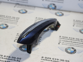 ручка наружная задняя левая BMW 5 серия F07/F10/F11 2010, 3.0 л., бензин, АКПП, синий, седан