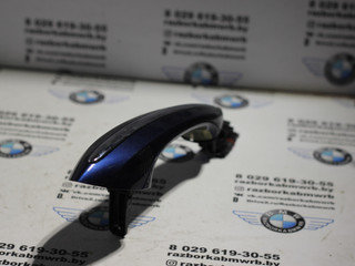 ручка наружная задняя правая BMW 5 серия F07/F10/F11 2010, 3.0 л., бензин, АКПП, синий, седан