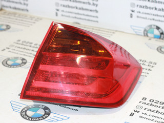 фонарь задний правый BMW 3 серия F30/F31/F34 2013, 2.0 л., бензин, АКПП, синий, седан, правый руль, 7259894