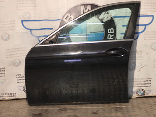 дверь передняя левая BMW 5 серия F07/F10/F11 2011, 2.0 л., дизель, МКПП, черный 475, седан, правый руль, 41007206107