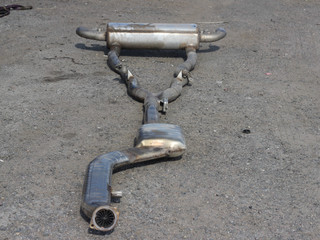 глушитель BMW 7 серия G11/G12 2017, 3.0 л., дизель, АКПП, седан, 18308593842