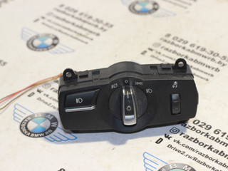 переключатель света BMW 5 серия F07/F10/F11 2012, 2.0 л., бензин, АКПП, белый а300, седан, 61319192745