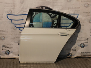дверь задняя левая BMW 5 серия F07/F10/F11 2012, 2.0 л., бензин, АКПП, белый а300, седан, 41007206113