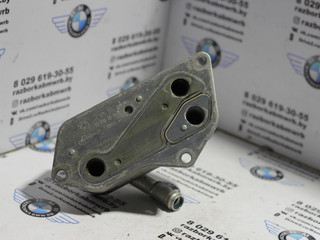 теплообменник масляного фильтра BMW 5 серия F07/F10/F11 2012, 2.0 л., бензин, АКПП, белый а300, седан, 7525333