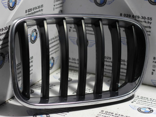 заглушка (решетка) в бампер BMW X3 F25 2014, 2.0 л., бензин, АКПП, tiefseeblau metallic (a76), внедорожник 5 дв., 7210725