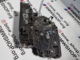 замок двери задней правой BMW X3 G01 (2017 - 2026), 2.0 л., B47 D20 B, дизель, АКПП, black-sapphire metallic (475), полный привод, правый руль, 51227281944