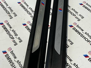 комплект накладок на пороги (внутренние) BMW M4 F82/F83 F82 2016, 3.0 л., S55 B30 A, бензин, робот, купе, правый руль, 51478063797, 51478063798