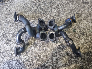 коллектор выпускной BMW X5 M F85 2016, 4.4 л., S63 B44 B, бензин, полный привод, правый руль, 11627849461, 11627843780