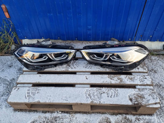 фара BMW 1 серия F40 2021, 1.5 л., B38 A15 A, бензин, АКПП, misano-blau metallic (0c1d), хетчбэк 5 дв., передний привод, правый руль, 63119482810, 63119482809