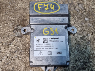 блок AirBag BMW 5 серия G30/G31 G31 2018, 2.0 л., B48 B20 B, бензин, АКПП, a90 (sophistograu), универсал, задний привод, правый руль, 6994531