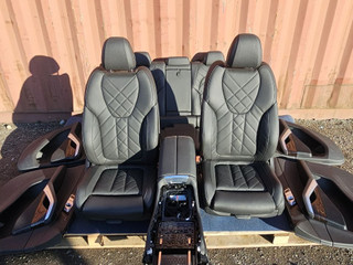 салон (комплект сидений) BMW X6 G06 [рестайлинг] G06 2024, 3.0 л., B58B30, бензин, АКПП, 416 carbon-schwarz, внедорожник 5 дв., полный привод