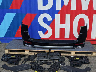 бампер задний BMW X7 G07 [рестайлинг] G07 2023, АКПП, 475 black-sapphire metallic, внедорожник 5 дв., полный привод, правый руль, 5B32845, 7209794, 7420658, 7429450, 7441093