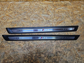 комплект накладок на пороги (внутренние) BMW M2 G87 2024, 3.0 л., S58B30A, бензин, АКПП, c4p, купе, задний привод, правый руль, 8082008, 7482820, 8098259