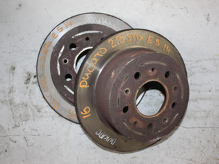 диск тормозной задний Fiat Ducato 3 поколение 2013, 2.3 л., F1AE3481E, дизель