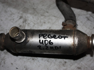 охладитель EGR / Радиатор EGR Peugeot 406 1 поколение [рестайлинг] 1999, 2.2 л., дизель