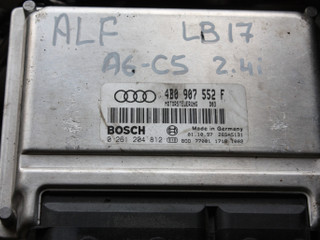 блок управления двигателем Audi A6 4B/C5 2000, 2.4 л., ALF, бензин, 4BO907552F