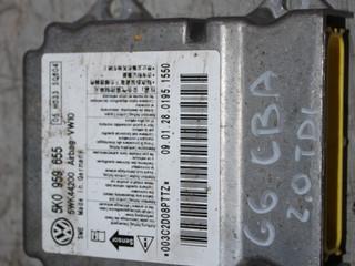 блок AirBag Volkswagen Golf 6 поколение 2008, 2.0 л., дизель, 5KO959655
