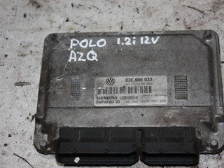 блок управления двигателем Volkswagen Polo 4 поколение 2003, 1.2 л., бензин, 03E906033
