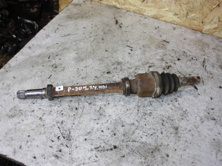 полуось передняя правая (приводной вал, ШРУС) Peugeot 207 1 поколение (2006 - 2009), 1.4 л., дизель