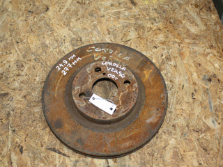 диск тормозной передний Toyota Corolla Verso 1 поколение E121 (2001 - 2004), 2.0 л., дизель