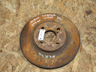 диск тормозной передний Toyota Corolla Verso 1 поколение E121 (2001 - 2004), 2.0 л., дизель