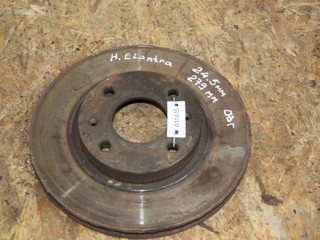 диск тормозной передний Hyundai Elantra XD (2000 - 2003), 2.0 л., дизель