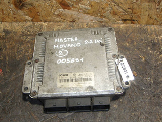 блок управления двигателем Renault Master 2 поколение 2002, 2.2 л., дизель, 0281011106