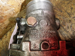 заслонка дроссельная Audi A4 B6 (2000 - 2006), 2.5 л., дизель, 8E0145950C