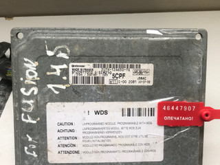 блок управления двигателем Ford Fusion 1 поколение [рестайлинг] 2008, 1.4 л., F6JA, дизель, универсал, S120977010D