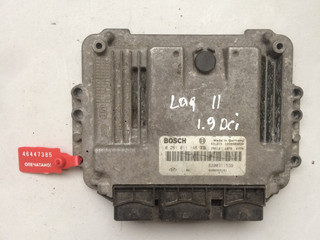 блок управления двигателем Renault Laguna 2 поколение 2001, 1.9 л., дизель, хетчбэк 5 дв., 0281011148