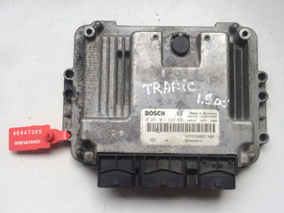 блок управления двигателем Renault Trafic 2 поколение 2001, 1.9 л., дизель, микроавтобус, 0281011529