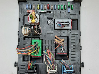 блок комфорта Citroen C4 1 поколение 2005, 1.6 л., дизель, 9661940480
