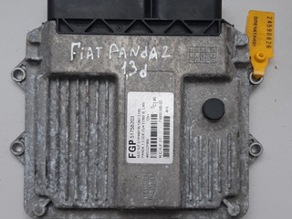блок управления двигателем Fiat Panda 2 поколение 2003, 1.3 л., дизель, 51758203