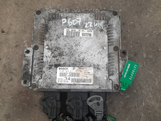 блок управления двигателем Peugeot 607 1 поколение (2000 - 2004), 2.2 л., дизель, 9645534380, 0281010880