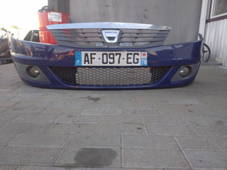 бампер передний Renault Logan 1 поколение [рестайлинг] (2009 - 2012)