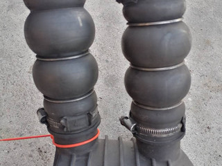 патрубок интеркулера Peugeot Expert 2 поколение (2007 - 2012), 1.6 л., дизель, 9680356780