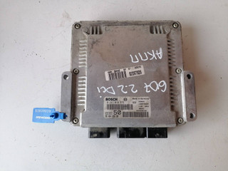 блок управления двигателем Peugeot 607 1 поколение (2000 - 2004), 2.2 л., дизель, АКПП, 0281010975, 9646466280