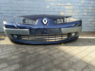 бампер передний Renault Megane 2 поколение [рестайлинг] 2007