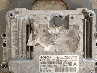 блок управления двигателем Peugeot 307 1 поколение (2001 - 2005), 1.8 л., бензин, 9664843780