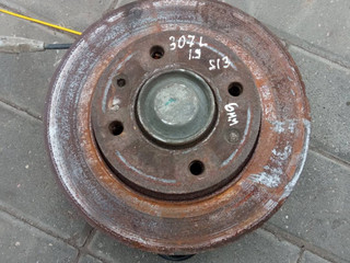 диск тормозной задний Peugeot 307 1 поколение (2001 - 2005), 1.9 л., дизель