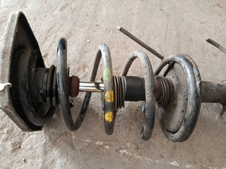 стойка передняя правая Citroen C8 1 поколение (2002 - 2008), 2.2 л., дизель