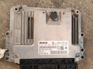 блок управления двигателем Peugeot 308 T7 (2007 - 2011), 1.4 л., бензин, 0261201505, 9664738680, 9663193780