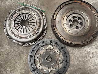 комплект сцепления Ford Focus 2 поколение (2004 - 2008), 1.6 л., бензин, 3M517563, 9654219380