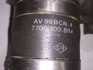 патрубок интеркулера Renault Espace 3 поколение 1999, 2.2 л., дизель, 7700100884