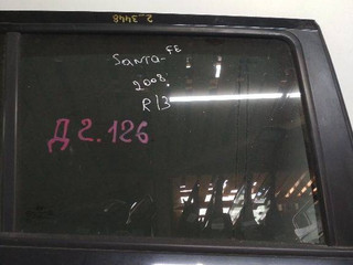 стекло двери задней правой Hyundai Santa Fe 2 поколение (CM) 2008, 43R000385