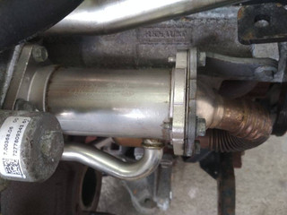 охладитель EGR / Радиатор EGR Renault Scenic 3 поколение 2009, 1.5 л., дизель, МКПП, 8200729079
