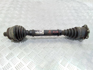 полуось передняя левая (приводной вал, ШРУС) Audi A4 B6 2000, 2.0 л., бензин, 8E0407271AG
